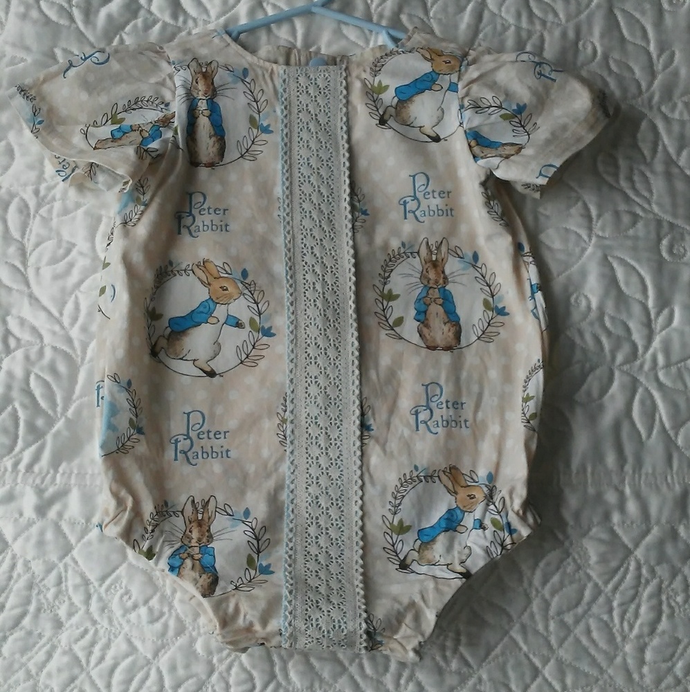 Peter Rabbit Romper/Baby Clothes/Easter